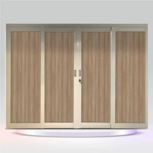 2 Panels Aluminum Slide and Folding Door