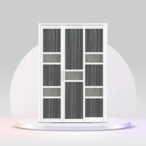 Aluminum Slide and Swing Kitchen glass door-3p