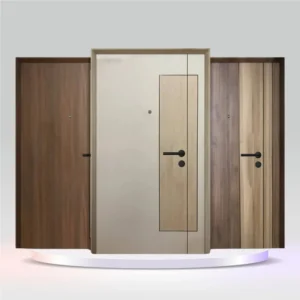 Two Tone with Groove line Laminate Main Door