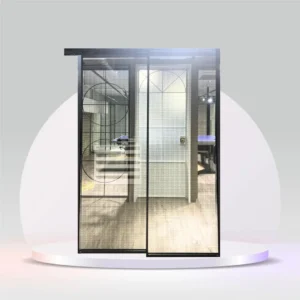 Sliding Door with tempered Glass