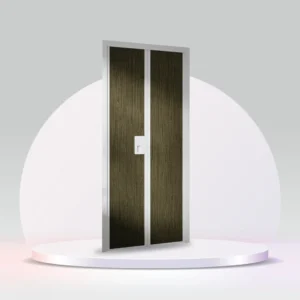 Alulux Aluminium Bi-Fold Toilet Door white AF802