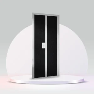 Alulux Aluminium Bi-Fold Toilet Door with white-AF811