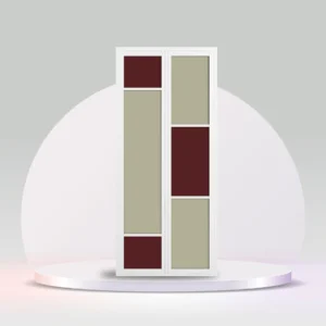 aluminium bi-fold toilet door white-hdc113