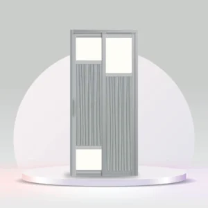 Aluminum Slide & Swing Toilet Door – SD-7049