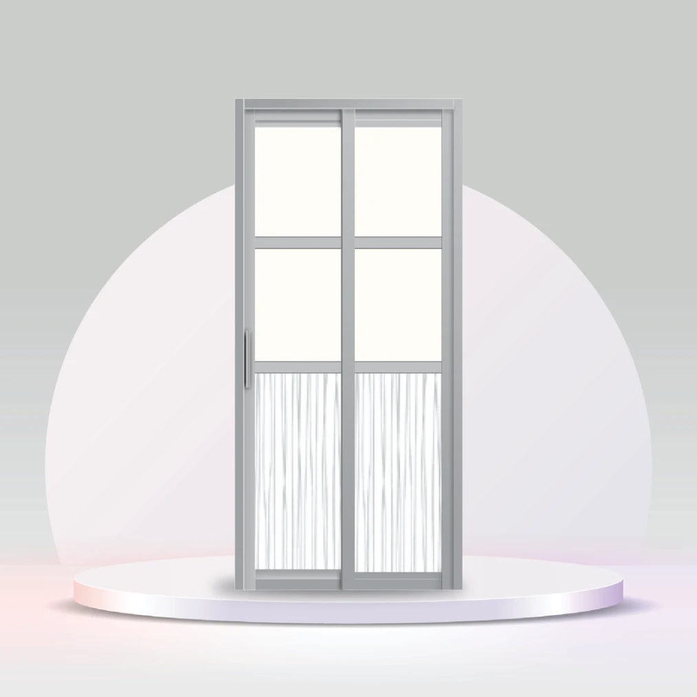 Aluminum Slide & Swing Toilet Door – SD-7002