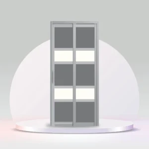 Aluminum Slide & Swing Toilet Door – SD-7035