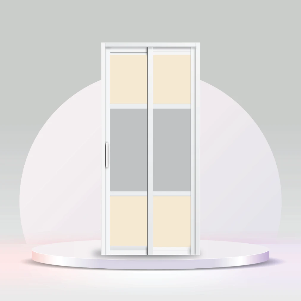 Aluminum Slide & Swing Toilet Door – SD-7040