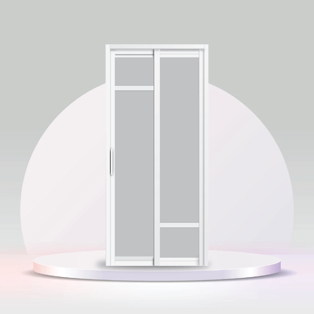 Aluminum Slide & Swing Toilet Door – SD-7042