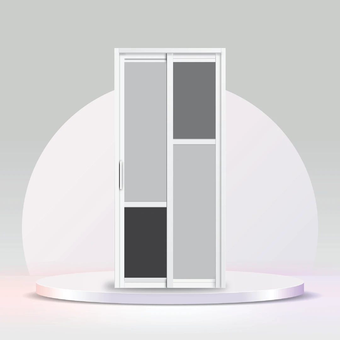 Aluminum Slide & Swing Toilet Door – SD-7055