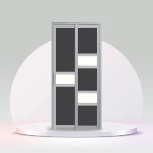 Aluminum Slide & Swing Toilet Door – SD-7065