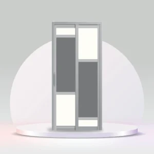 Aluminum Slide & Swing Toilet Door – SD-7067