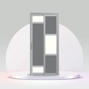 Aluminum Slide & Swing Toilet Door – SD-7081