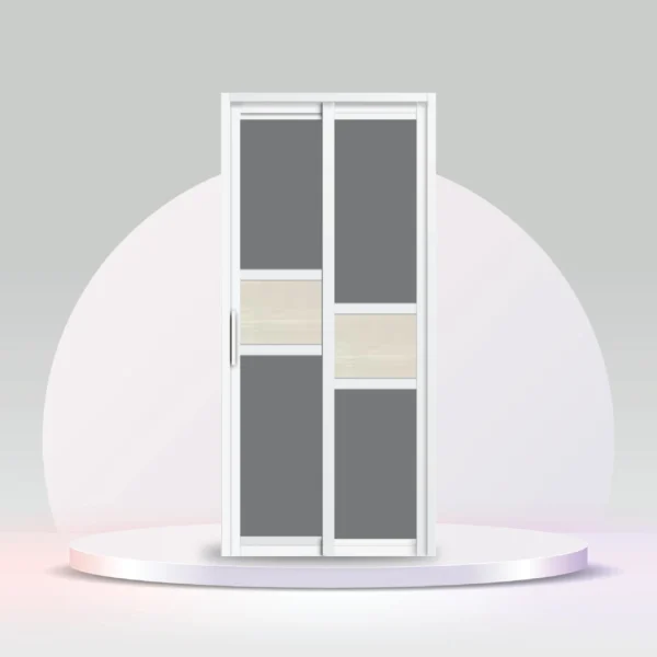 Aluminum Slide & Swing Toilet Door – SD-7085