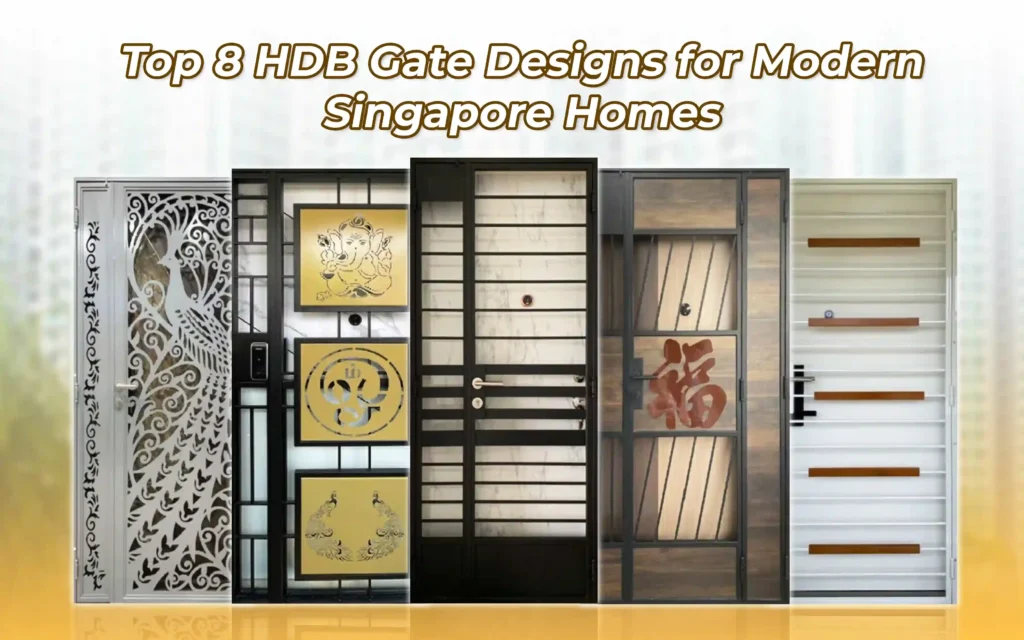 Top 8 HDB Gate Designs for Modern Singapore Homes