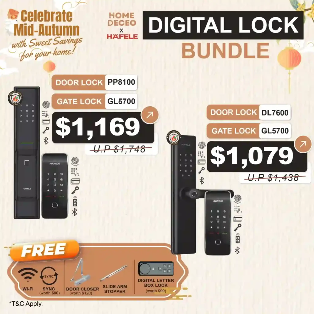 Hafele Digital Door and gate lock mid autumn promotion