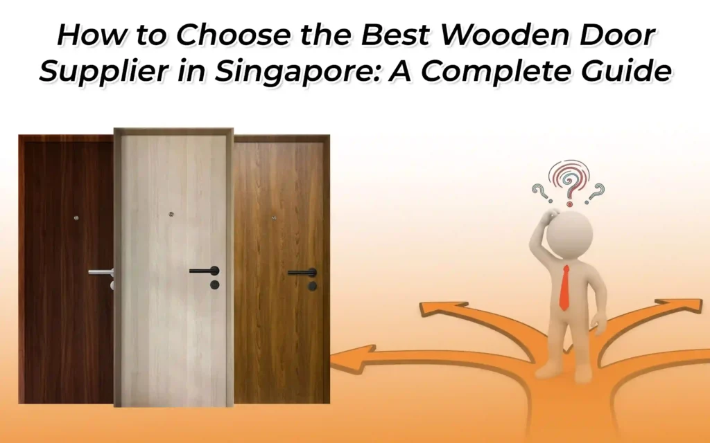 How to Choose the Best Wooden Door Supplier in Singapore A Complete Guid