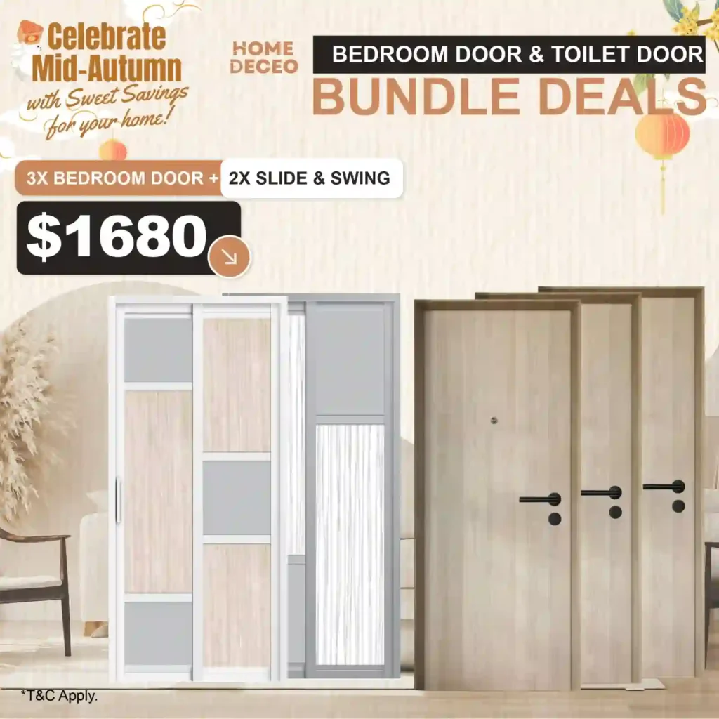 Slide and Swing Toilet Door and Bedroom Door mid autumn promotion