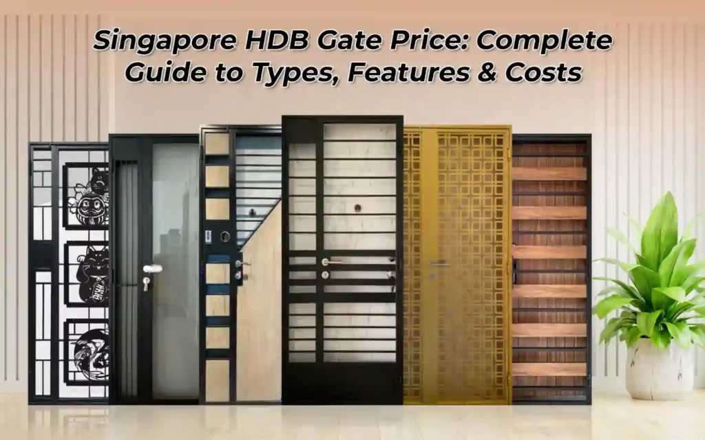 Singapore HDB Gate Price Complete Guide to Types, Features & Costs