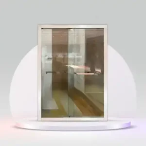 Sliding Door 2 slide With 10mm Clear Tempered Glass