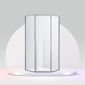 Swing Shower door diamond shaped