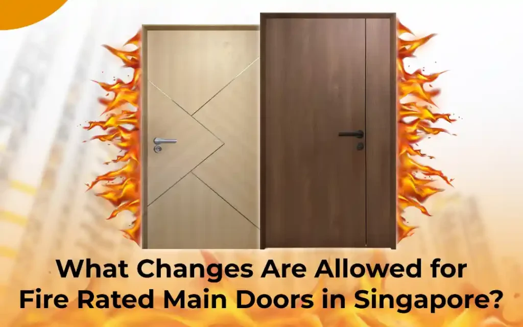 What Changes Are Allowed for Fire Rated Main Doors in Singapore