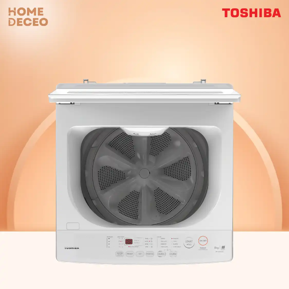 Toshiba-8.0kg-Top-Load-Washing-Machine